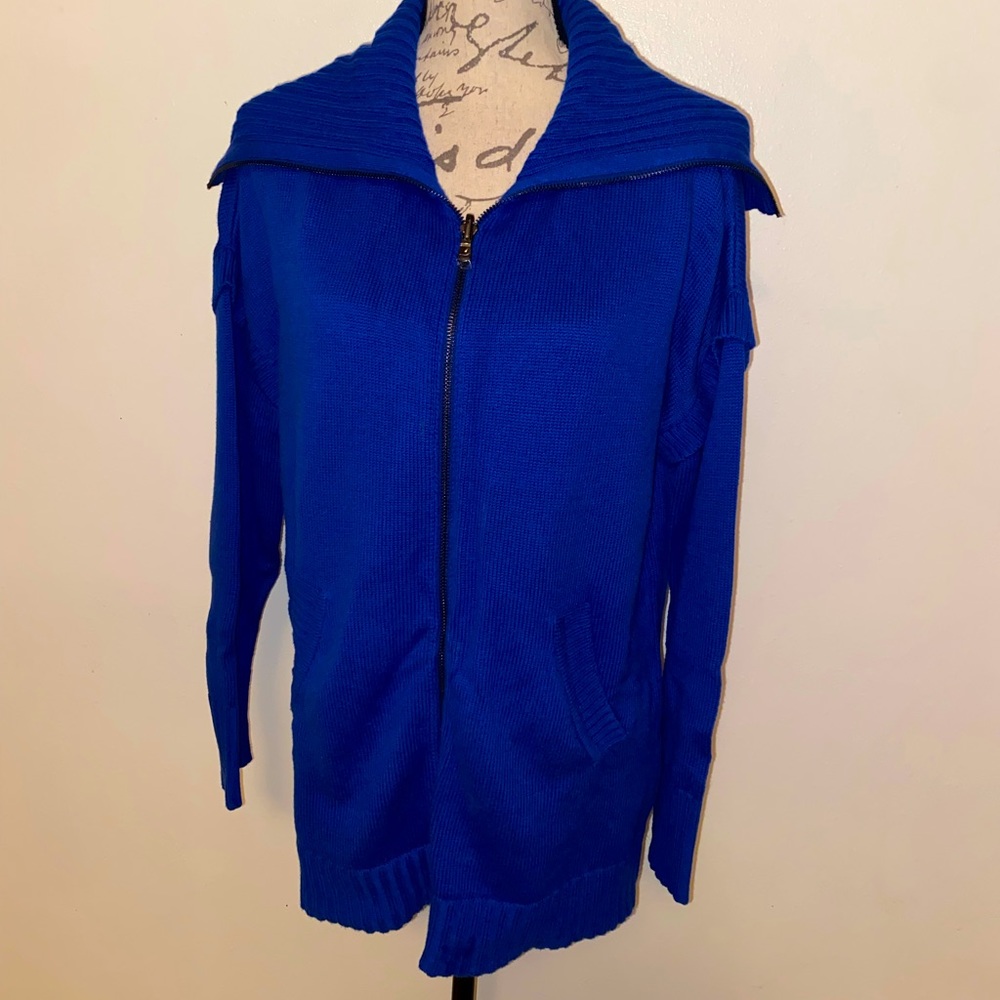💙Per Se Cashmere Blend Sweater Jacket💙